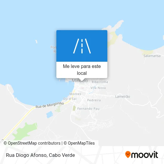 Rua Diogo Afonso mapa