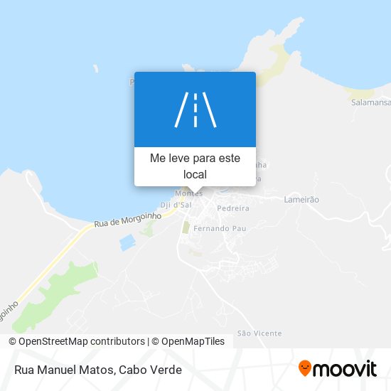 Rua Manuel Matos mapa
