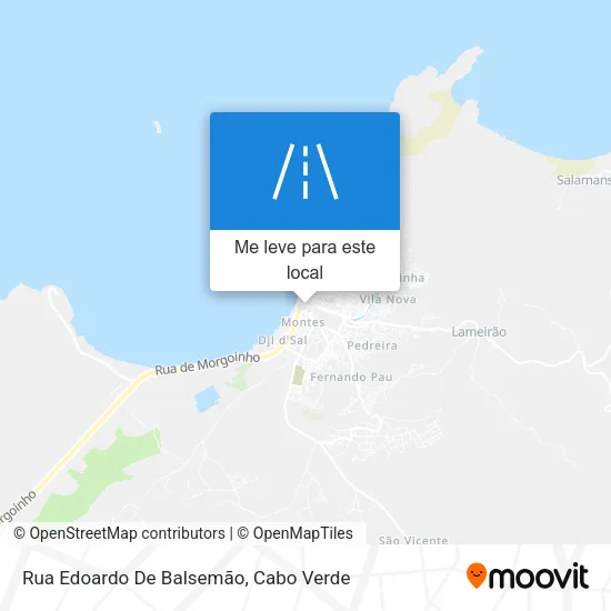 Rua Edoardo De Balsemão mapa