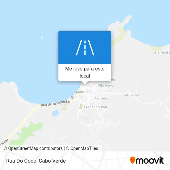 Rua Do Coco mapa
