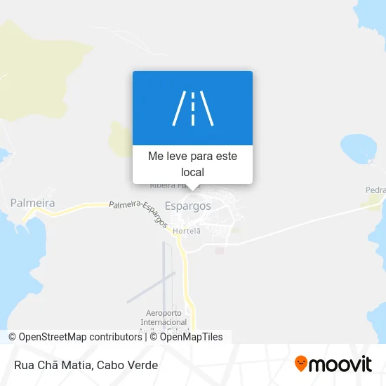Rua Chã Matia mapa