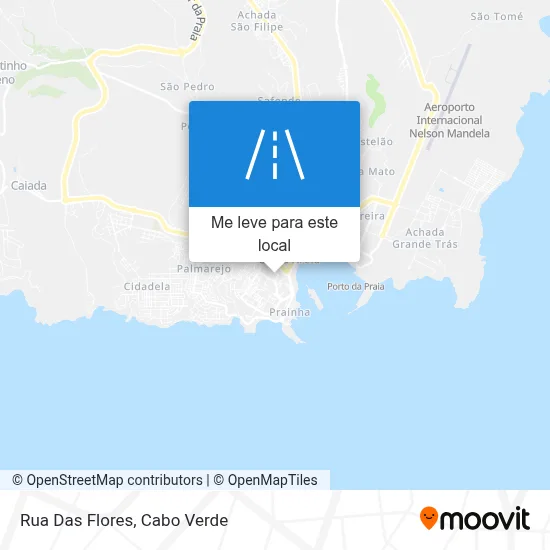 Rua Das Flores mapa