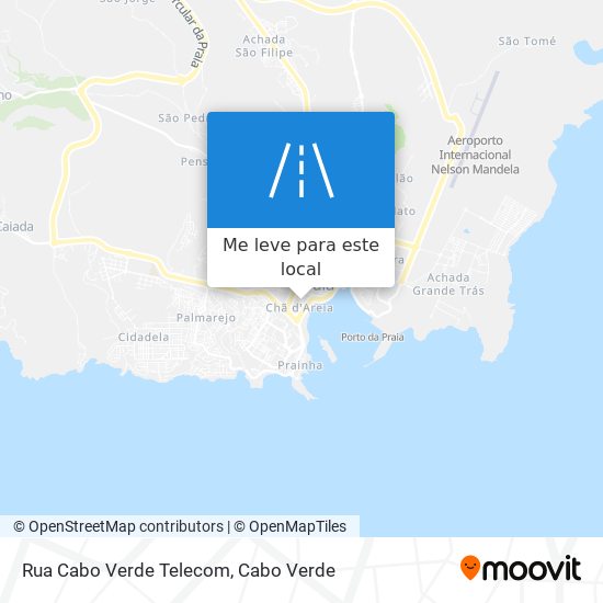 Rua Cabo Verde Telecom mapa