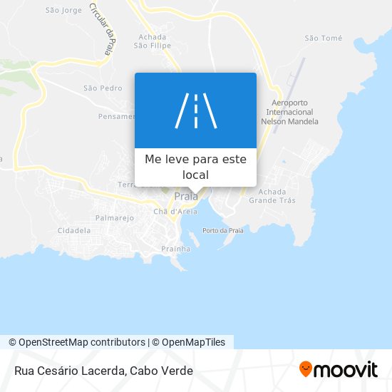 Rua Cesário Lacerda mapa