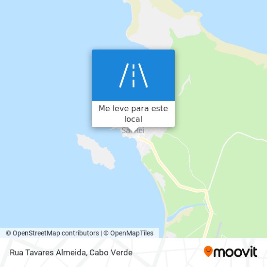 Rua Tavares Almeida mapa
