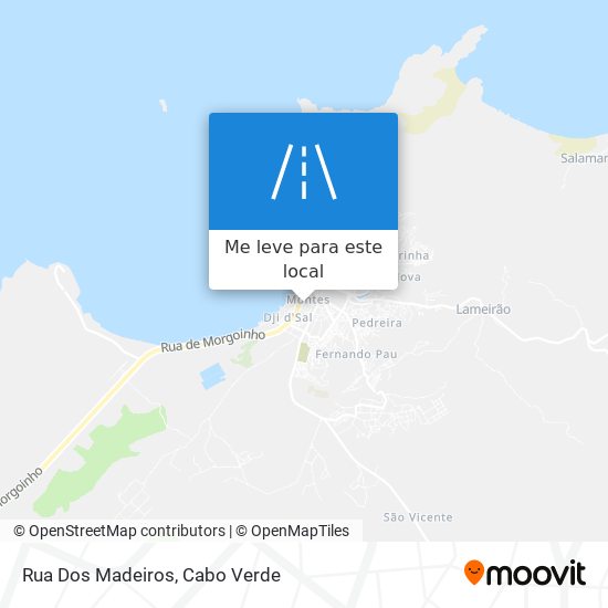Rua Dos Madeiros mapa
