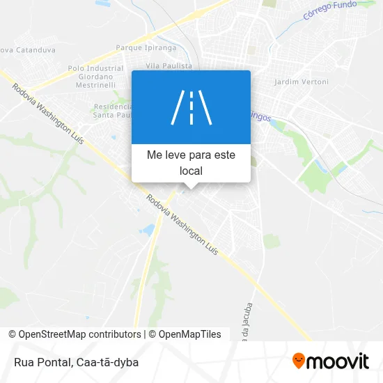 Rua Pontal mapa