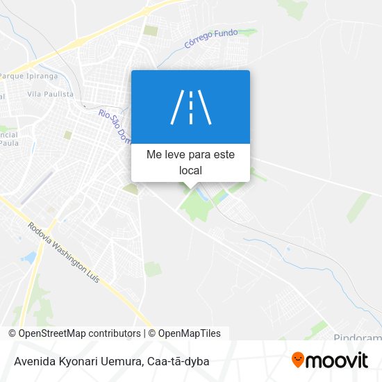 Avenida Kyonari Uemura mapa