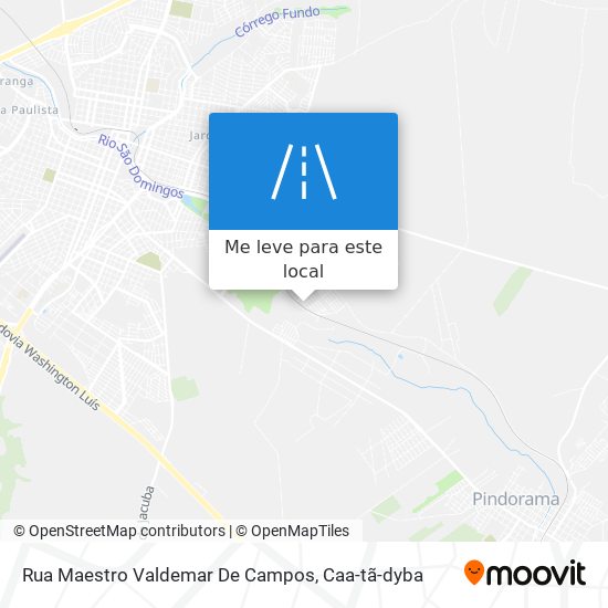 Rua Maestro Valdemar De Campos mapa