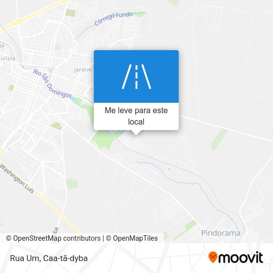 Rua Um mapa