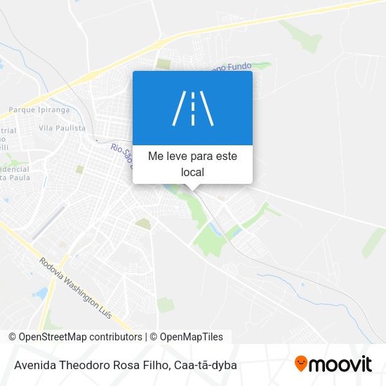 Avenida Theodoro Rosa Filho mapa