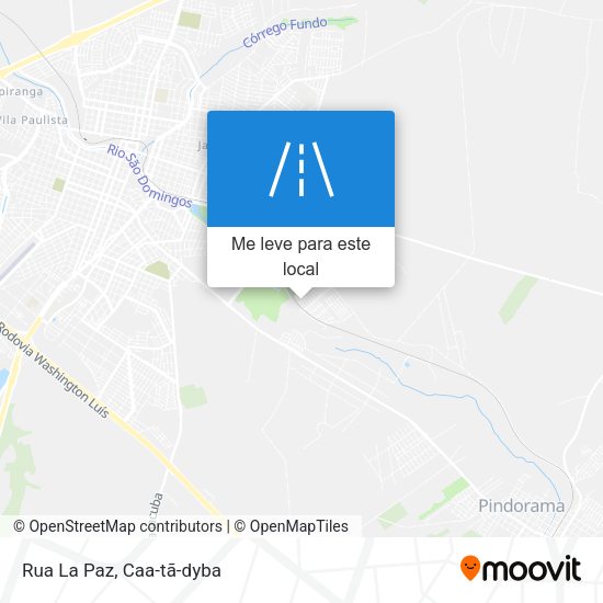 Rua La Paz mapa