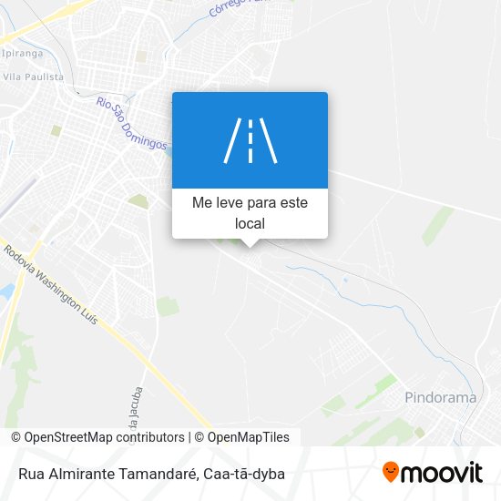 Rua Almirante Tamandaré mapa