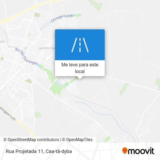 Rua Projetada 11 mapa
