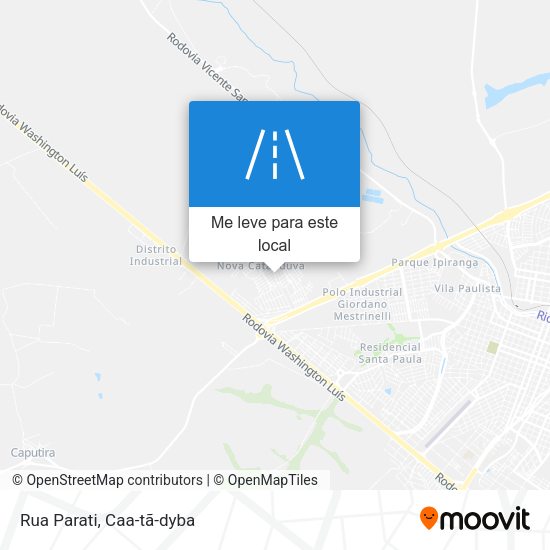 Rua Parati mapa