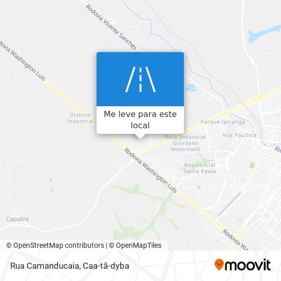 Rua Camanducaia mapa