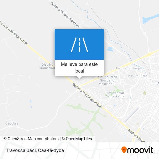 Travessa Jaci mapa