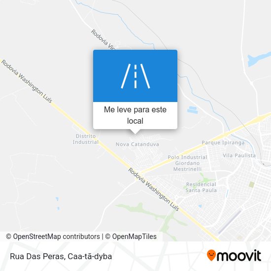 Rua Das Peras mapa