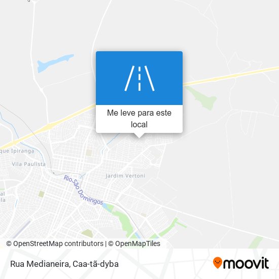 Rua Medianeira mapa