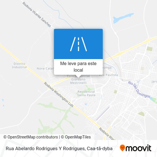 Rua Abelardo Rodrigues Y Rodrigues mapa