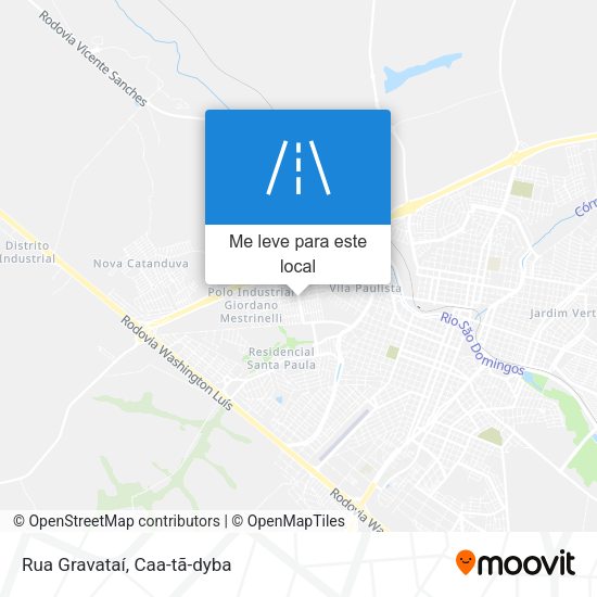 Rua Gravataí mapa