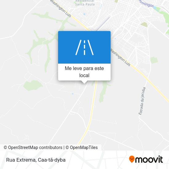 Rua Extrema mapa