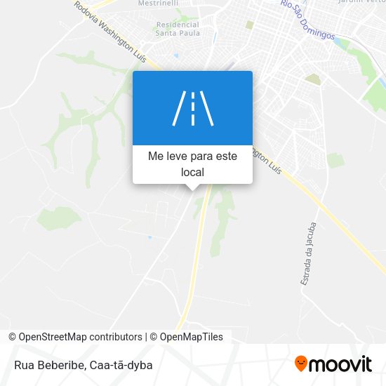 Rua Beberibe mapa