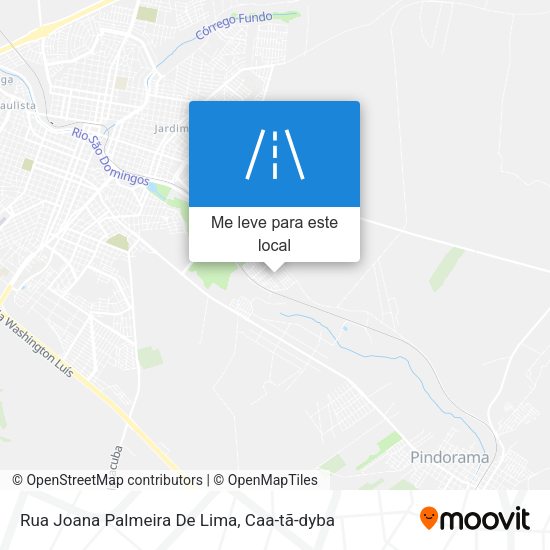 Rua Joana Palmeira De Lima mapa