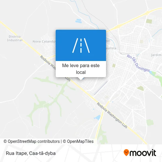 Rua Itape mapa