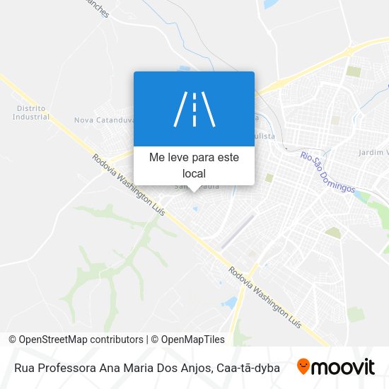 Rua Professora Ana Maria Dos Anjos mapa
