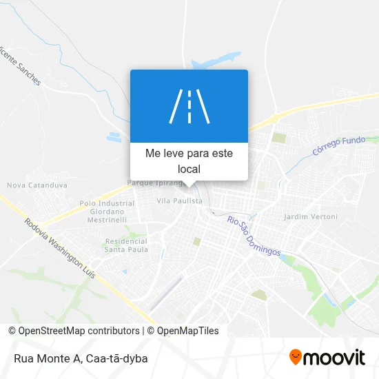 Rua Monte A mapa