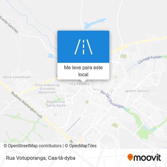 Rua Votuporanga mapa