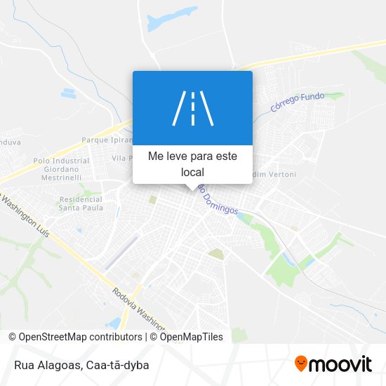 Rua Alagoas mapa