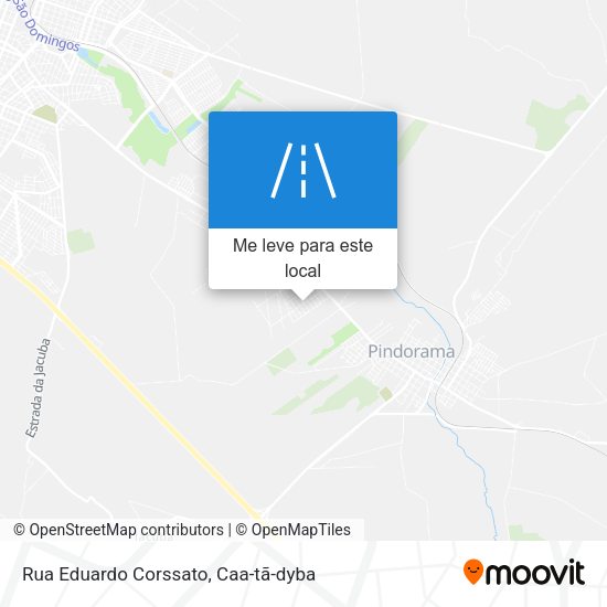 Rua Eduardo Corssato mapa