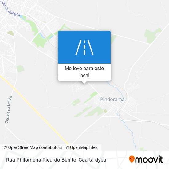 Rua Philomena Ricardo Benito mapa
