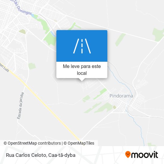 Rua Carlos Celoto mapa