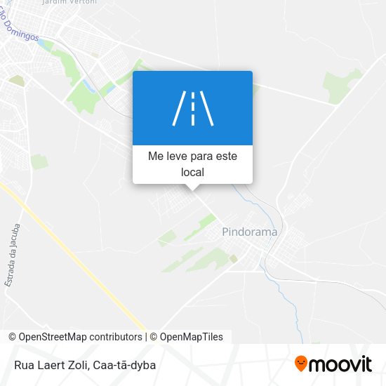 Rua Laert Zoli mapa