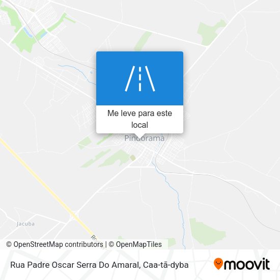 Rua Padre Oscar Serra Do Amaral mapa