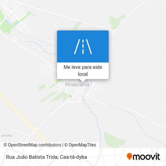 Rua João Batista Trida mapa