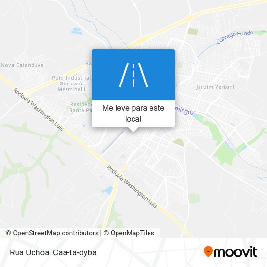 Rua Uchôa mapa