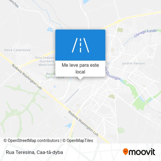 Rua Teresina mapa