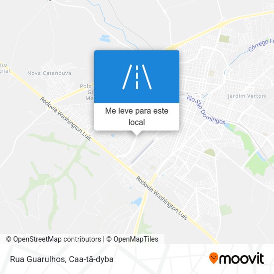Rua Guarulhos mapa