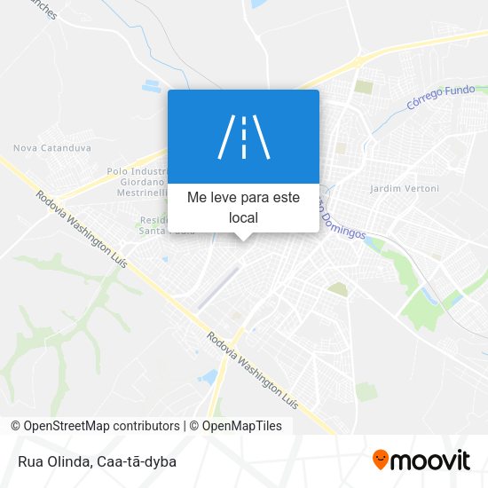 Rua Olinda mapa