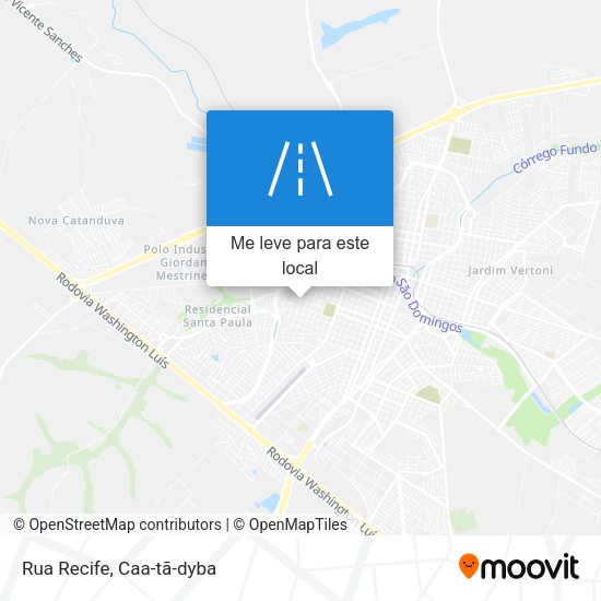 Rua Recife mapa