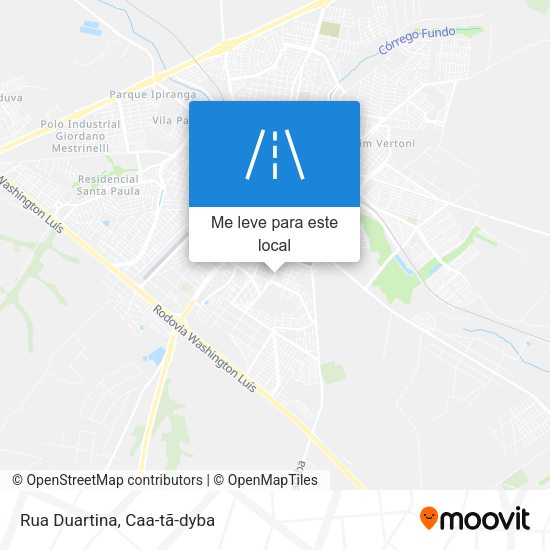Rua Duartina mapa