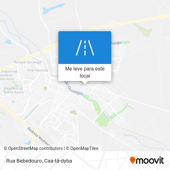 Rua Bebedouro mapa