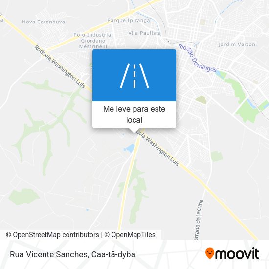 Rua Vicente Sanches mapa