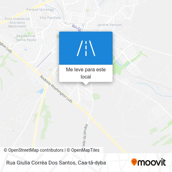 Rua Giulia Corrêa Dos Santos mapa