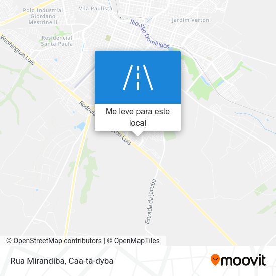 Rua Mirandiba mapa