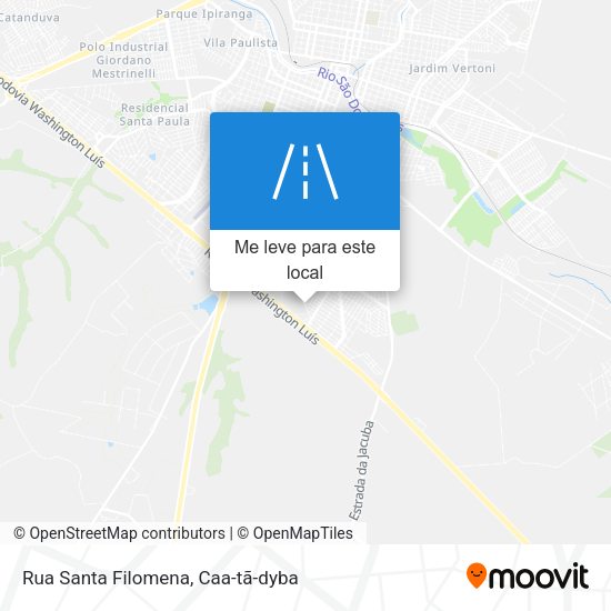 Rua Santa Filomena mapa